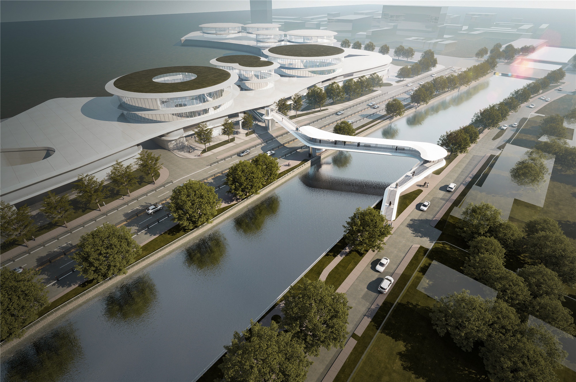 嘉興火車站南廣場(chǎng)人行天橋工程