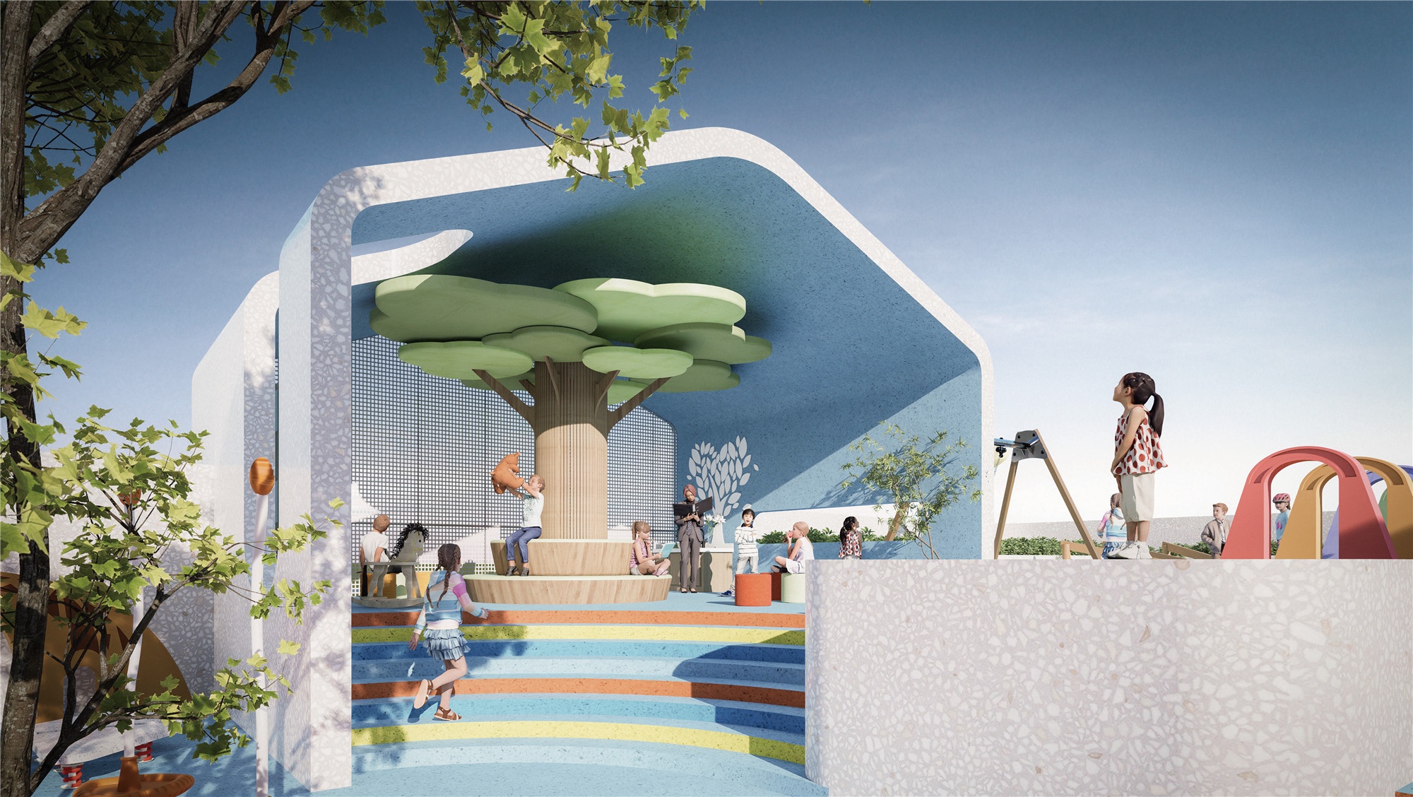 鳳橋鎮(zhèn)新篁片區(qū)幼兒園